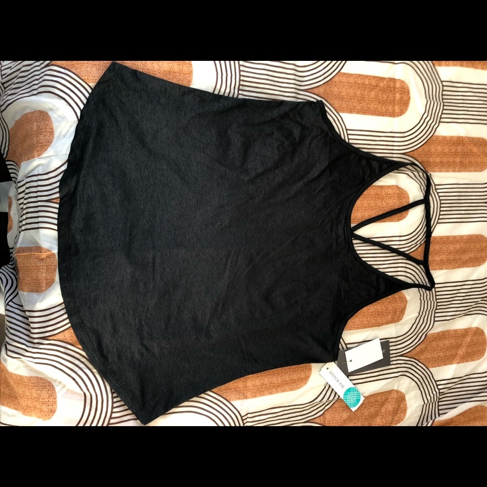 Threads 4 Thought Dark Grey Athletic tank